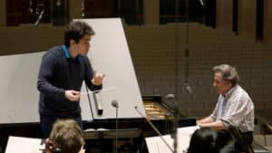 Lahav Shani und Rudolf Buchbinder<br>© Foto: BR/Benedict Mirow