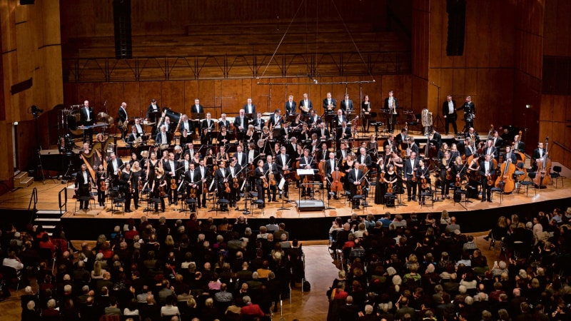 Das SWR Symphonieorchester in der Liederhalle Stuttgart <br />(© Foto: SWR/Alexander Kluge)