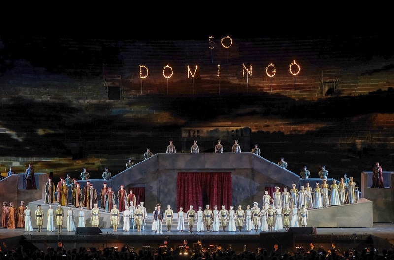 Plácido Domingo in der Arena di Verona <br />(© Foto: Arte/FotoEnnevi)