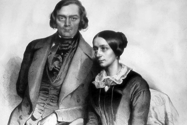 Clara & Robert Schumann <br />(© Foto: Wikipedia, gemeinfrei)